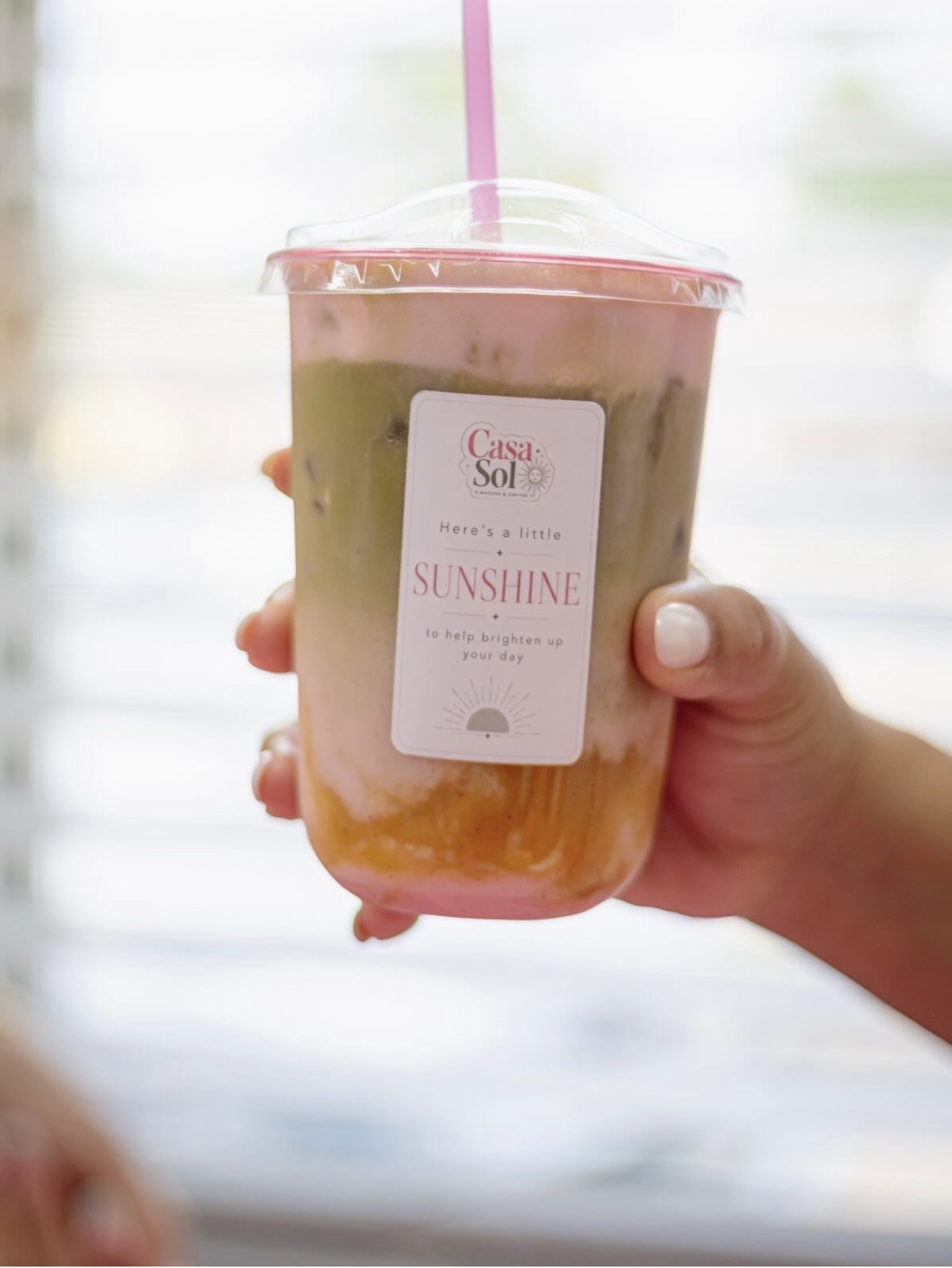 A freshly made Casa Sol drink